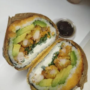 Sushi Burger de camarón