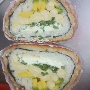 Sushi Burger de palmito